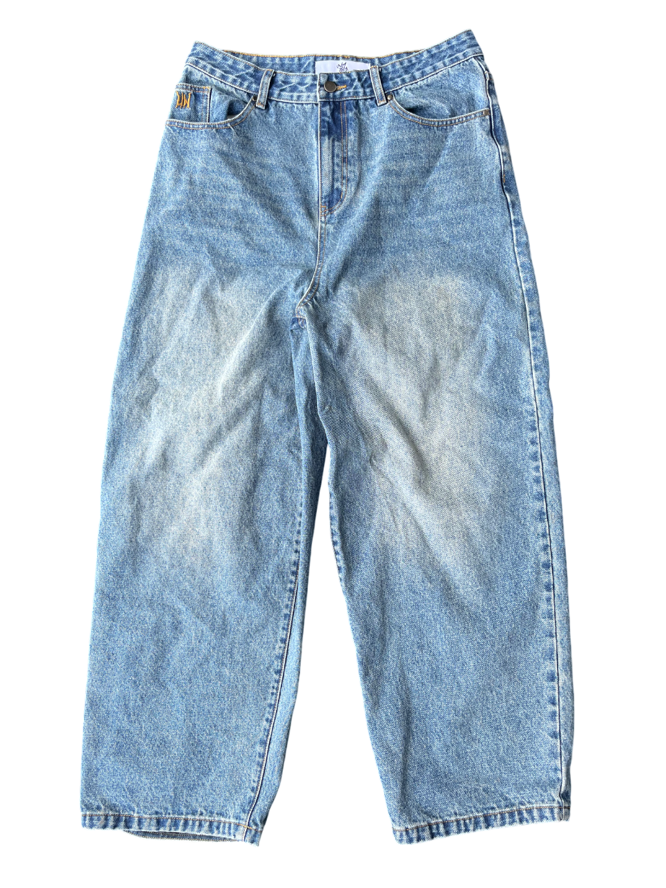 Mud wash blue baggy jeans (pre orders)