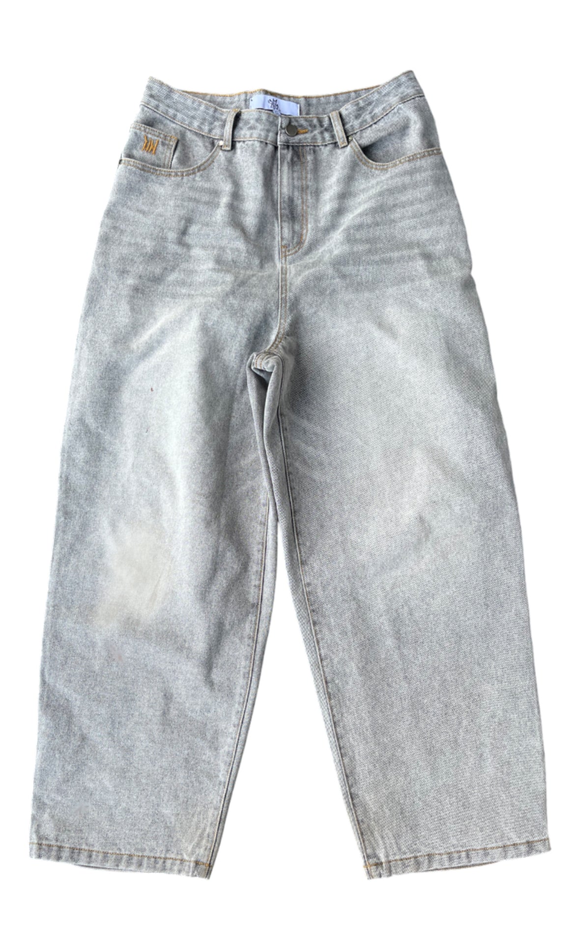 Light grey baggy jeans (pre orders)