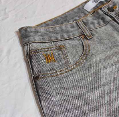 Light grey baggy denim