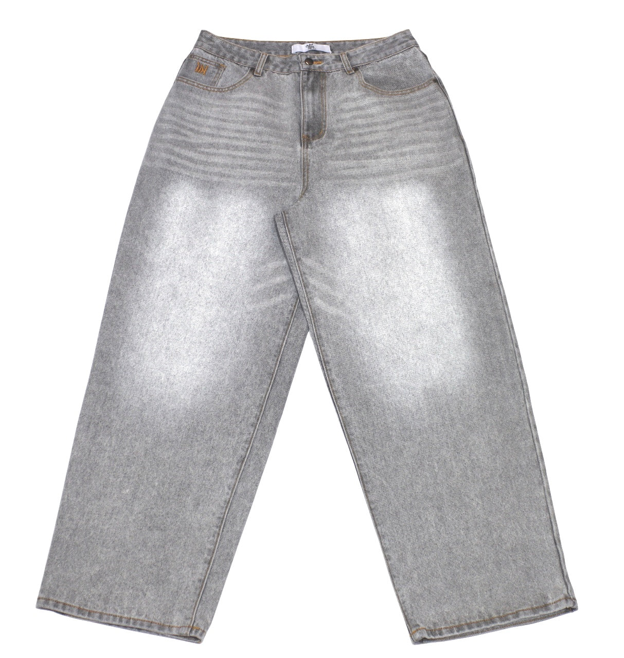 Light grey baggy denim