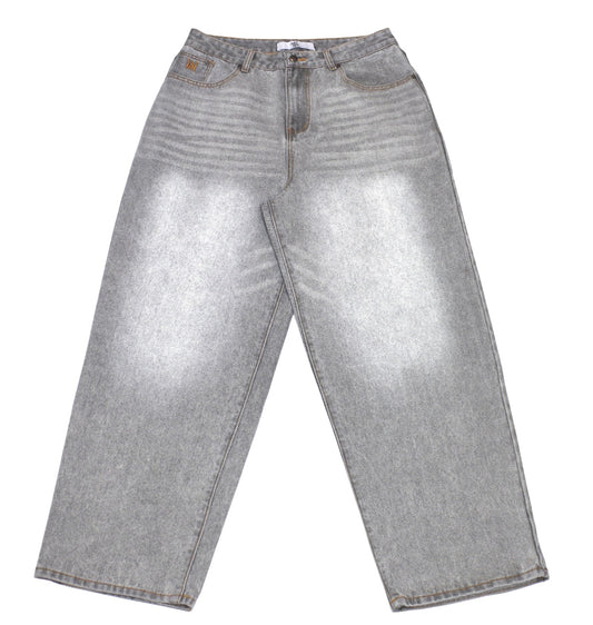 Light grey baggy denim
