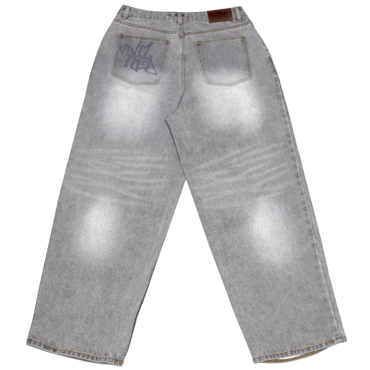 Light grey baggy denim