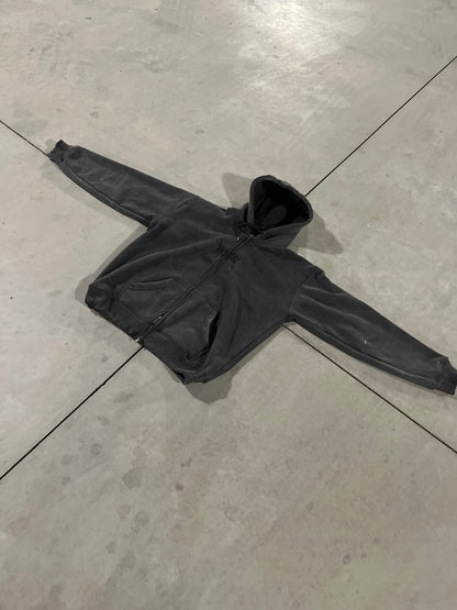 Black faded zipup